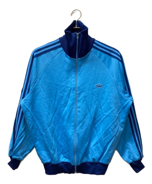 adidas（アディダス）adidas (アディダス) トラックジャケット スカイブルー サイズ:5号の古着・服飾アイテム