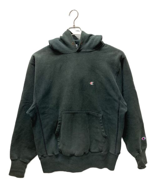 Champion（チャンピオン）Champion (チャンピオン) リバースウィーブパーカー ブラック サイズ:SIZE Lの古着・服飾アイテム