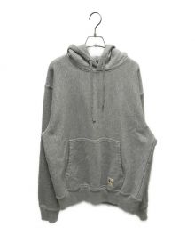 stussy（ステューシー）の古着「CONTRAST STITCH LABEL HOODIE」｜グレー