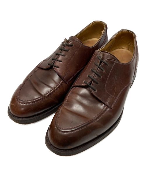 Crockett & Jones（クロケット＆ジョーンズ）Crockett & Jones (クロケット＆ジョーンズ) Uチップシューズ ブラウン サイズ:8Eの古着・服飾アイテム