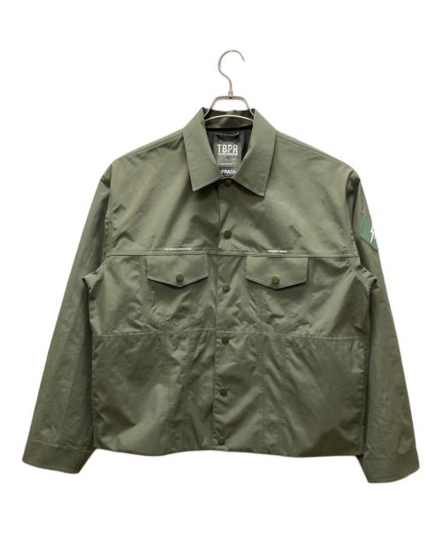 TIGHTBOOTH PRODUCTION（タイトブースプロダクション）TIGHTBOOTH PRODUCTION (タイトブースプロダクション) FRAGMENT DESIGN (フラグメントデザイン) 2 LAYER JACKET グリーン サイズ:Lの古着・服飾アイテム