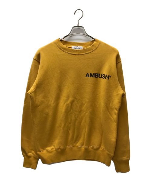 AMBUSH（アンブッシュ）AMBUSH (アンブッシュ) ロゴプリントクルーネックスウェット イエロー サイズ:1の古着・服飾アイテム