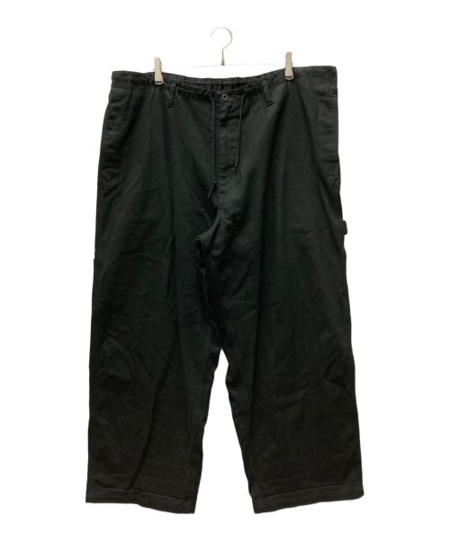 YOHJI YAMAMOTO（ヨウジヤマモト）YOHJI YAMAMOTO (ヨウジヤマモト) KATSURAGI STRING PANTS ブラック サイズ:3の古着・服飾アイテム