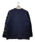 Yohji Yamamoto pour homme (ヨウジヤマモト プールオム) 3GJQ PATTERN JQ PATTERN CREW NECK A  KNIT ネイビー サイズ:SIZE 3：27000円