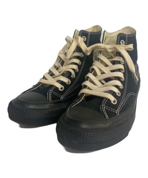 CONVERSE ADDICT（コンバース アディクト）CONVERSE ADDICT (コンバース アディクト) CDG (シーディージー) CHUCK TAYLOR CANVAS CDG HI ハイカットスニーカー ブラック サイズ:26の古着・服飾アイテム