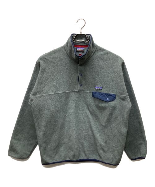 Patagonia（パタゴニア）Patagonia (パタゴニア) ライトウェイトシンチラスナップTプルオーバー グレー サイズ:Lの古着・服飾アイテム