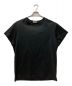 Yohji Yamamoto pour homme（ヨウジヤマモト プールオム）の古着「シワ加工ストライプTシャツ」｜ブラック
