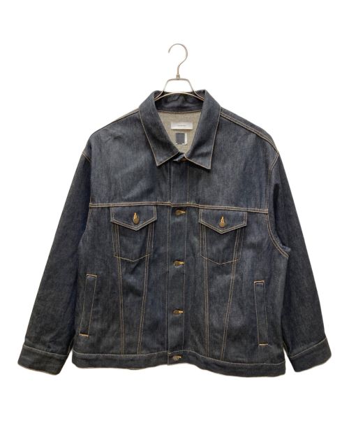 FACETASM（ファセッタズム）FACETASM (ファセッタズム) RIB DENIM JACKET インディゴ サイズ:XLの古着・服飾アイテム