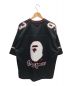 A BATHING APE (アベイシングエイプ) Football Relaxed Fit Tee ブラック サイズ:M：20000円