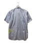 COMME des GARCONS SHIRT (コムデギャルソンシャツ) 半袖ペイントシャツ ブルー×ホワイト サイズ:XL：32000円