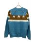 SUPREME (シュプリーム) STARS SWEATER DUSTY BLUE ブラウン×ブルー サイズ:Ⅼ：23000円