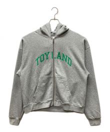 in boys toy land（インボーイズトイランド）の古着「TOYLAND ZIP HOODIE」｜グレー