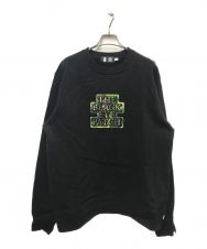 BlackEyePatch (ブラックアイパッチ) A BATHING APE (アベイシングエイプ) CREWNECK SWEAT ブラック サイズ:XL