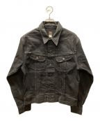 RRLダブルアールエル）の古着「Lot 271 Trucker Jacket Unlined Wornトラッカーデニムジャケット」｜ブラック