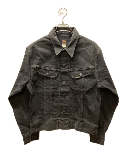 RRL（ダブルアールエル）RRL (ダブルアールエル)  Lot 271 Trucker Jacket Unlined Wornトラッカーデニムジャケット ブラック サイズ:Ｍの古着・服飾アイテム