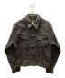 RRL（ダブルアールエル）の古着「 Lot 271 Trucker Jacket Unlined Wornトラッカーデニムジャケット」｜ブラック