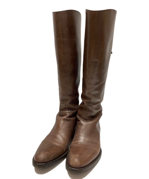 SARTORE（サルトル）SARTORE (サルトル) ジョッキーブーツ レザーブーツ ブラウン サイズ:23cmの古着・服飾アイテム