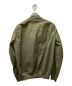 RICK OWENS (リックオウエンス) FLIGHT BOMBER JACKET コットン素材ボンバージャケット グリーン サイズ:50：50000円