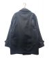 COMME des GARCONS SHIRT (コムデギャルソンシャツ) 2002AW アーカイブ メルトンウール裁ち切りデザインハーフコート ブラック サイズ:S：30000円