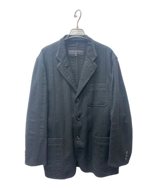 COMME des GARCONS HOMME（コムデギャルソン オム）COMME des GARCONS HOMME (コムデギャルソン オム) AD2003 ウール混ジャケット ブラック サイズ:Sの古着・服飾アイテム