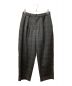 SOFTHYPHEN（ソフトハイフン）の古着「WOOL CHECK WIDE TROUSERS」｜グレー