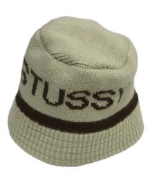 stussy（ステューシー）の古着「Jacquard Knit Bucket Hat」｜ベージュ