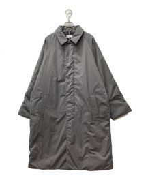 ATON（エイトン）の古着「23AW TECHNO COTTON PADDED COAT 中綿ステンカラーコート」｜グレー