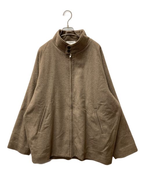 ATON（エイトン）ATON (エイトン) 23AW CASHMERE FLEECE HARRINGTON JACKET カシミヤハリントンジャケット ベージュ サイズ:06の古着・服飾アイテム