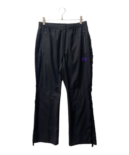 Needles（ニードルズ）Needles (ニードルズ) FRINGE BOOT-CUT TRACK PANT フリンジトラックパンツ ブラック サイズ:Mの古着・服飾アイテム