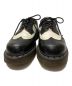 Dr.Martens (ドクターマーチン) ウィングチップシューズ ブラック×ホワイト サイズ:UK4：9000円