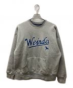 WEIRDOウィアード）の古着「WIND-UP - REVERSIBLE SWEAT リバーシブルスウェット」｜グレー×ネイビー