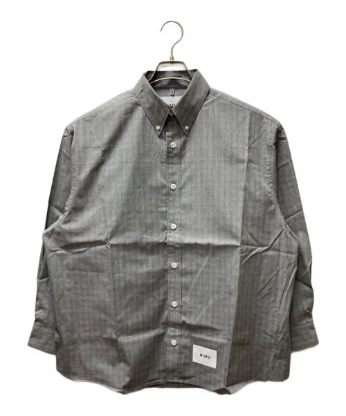 WTAPS（ダブルタップス）WTAPS (ダブルタップス) BD 02 / LS / COTTON. BROADCLOTH. TEXTILE. PROTECT グレー サイズ:Sの古着・服飾アイテム