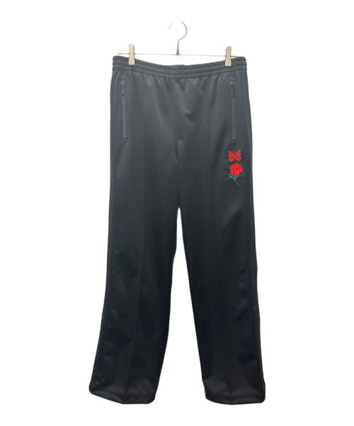 Needles（ニードルズ）Needles (ニードルズ) WILDSIDE YOHJI YAMAMOTO (ワイルドサイド ヨウジ ヤマモト) 22SS TRACK PANTS コラボトラックパンツ ブラック サイズ:Mの古着・服飾アイテム