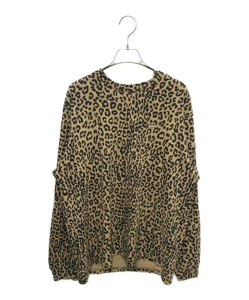 SUPREME（シュプリーム）Supreme (シュプリーム) SMALL BOX L/S TEE LEOPARD ベージュ サイズ:Sの古着・服飾アイテム