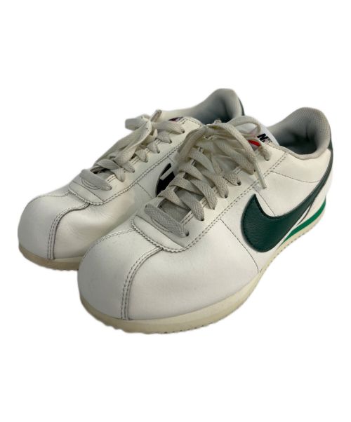 NIKE（ナイキ）NIKE (ナイキ) W CORTEZ SAIL/GORGE GREEN-MALACHITE-COCONUT MILK グリーン×ホワイト サイズ:26の古着・服飾アイテム