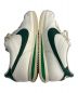 中古・古着 NIKE (ナイキ) W CORTEZ SAIL/GORGE GREEN-MALACHITE-COCONUT MILK グリーン×ホワイト サイズ:26：7000円