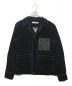 Acne studios（アクネ ストゥディオス）の古着「Flocked Denim Chore Jacket」｜ネイビー