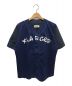 X-LARGE（エクストララージ）の古着「MESH S/S BASEBALL SHIRT」｜ネイビー