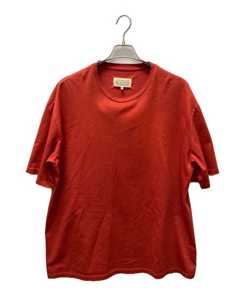 Maison Margiela（メゾンマルジェラ）Maison Margiela (メゾンマルジェラ) クルーネックTEE レッド サイズ:46の古着・服飾アイテム