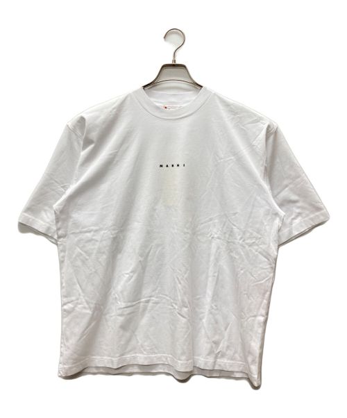 MARNI（マルニ）MARNI (マルニ) ロゴプリントボックスTシャツ ホワイト サイズ:50の古着・服飾アイテム