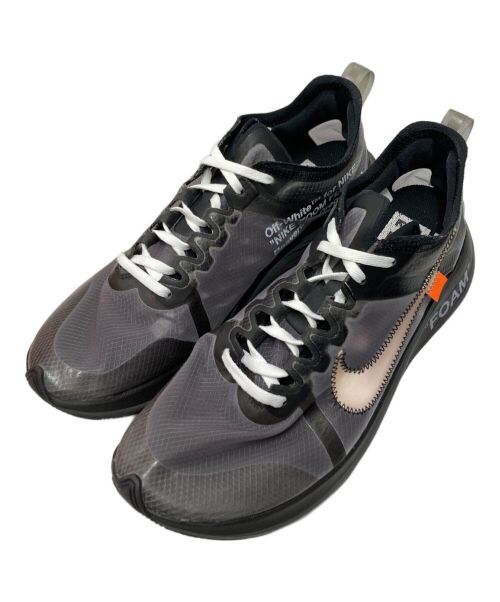 NIKE（ナイキ）NIKE (ナイキ) OFFWHITE (オフホワイト) NIKE ZOOM FLY ブラック サイズ:28の古着・服飾アイテム