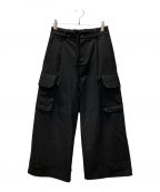 Y-3ワイスリー）の古着「W CLASSIC WINTER WOOL CARGO PANTS」｜ブラック