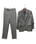 PAUL SMITHポールスミス）の古着「GLEN CHECK 2B SUITS」｜グレー