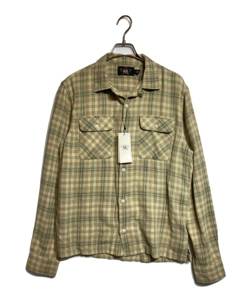 RRL（ダブルアールエル）RRL (ダブルアールエル) チェックワークシャツ グリーン サイズ:Sの古着・服飾アイテム