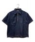 seven by seven（セブンバイセブン）の古着「UNI HALF ZIP SHIRT」｜インディゴ