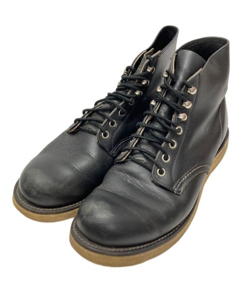 RED WING（レッドウィング）RED WING (レッドウィング) 90’sワークブーツ ブラック サイズ:8Dの古着・服飾アイテム