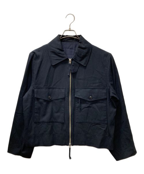 URU（ウル）URU (ウル) ZIP UP BLOUSON ブラック サイズ:1の古着・服飾アイテム