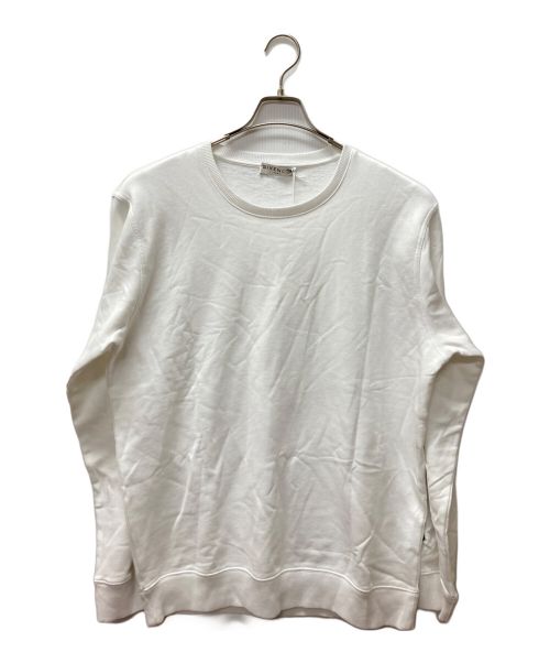 GIVENCHY（ジバンシィ）GIVENCHY (ジバンシィ) ロゴスリーブスウェット ホワイト サイズ:Mの古着・服飾アイテム