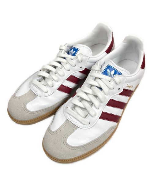 adidas（アディダス）adidas (アディダス) SAMBA OG NIR66 ホワイト×レッド サイズ:25.5の古着・服飾アイテム