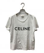 CELINEセリーヌ）の古着「ロゴプリントTシャツ」｜ホワイト